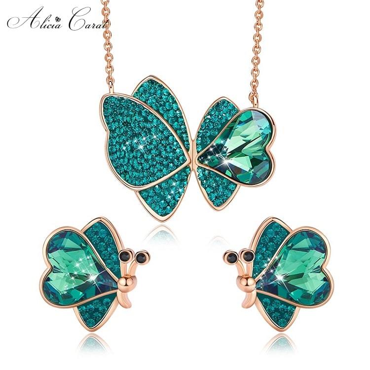 Parure Bijoux Papillon