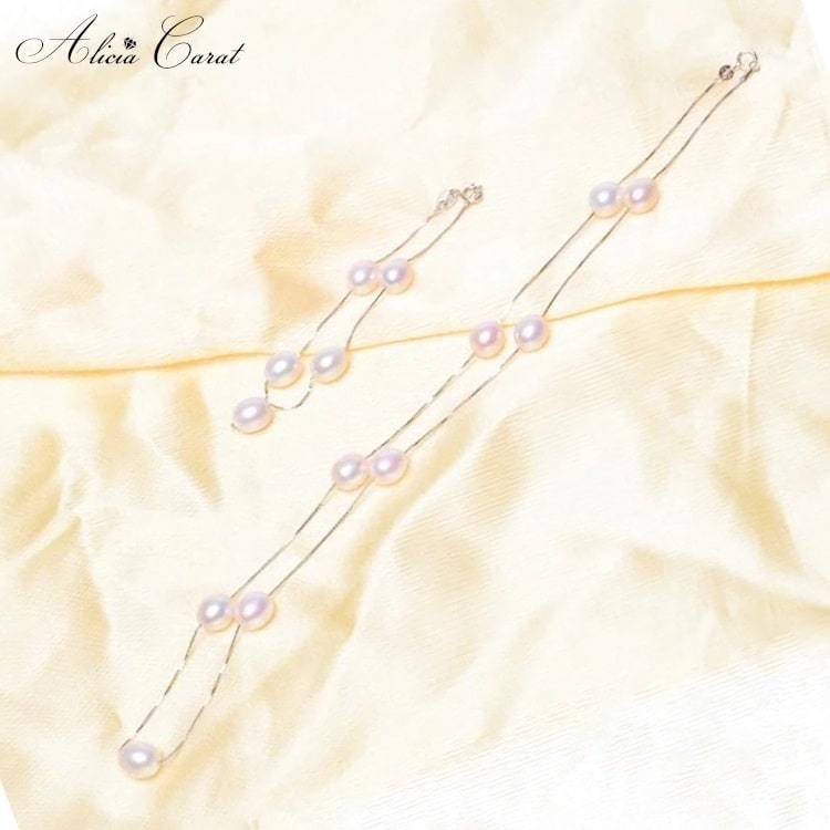 Parure Bijoux Perle eau douce