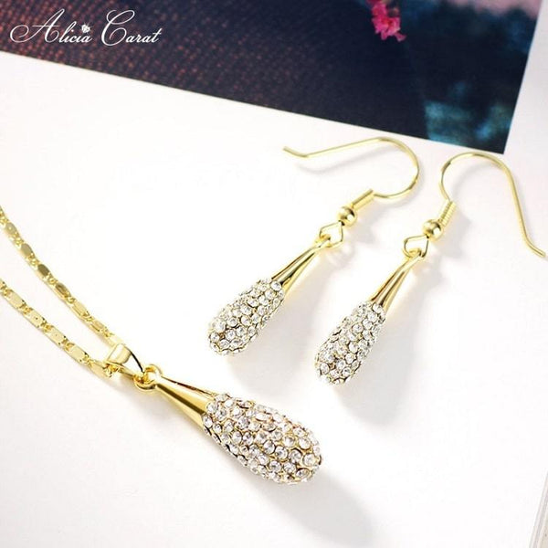 Parure Bijoux - Femme - Coquillage - Cauri - Plaqué Or Jaune 750/1000 - 3 Microns - 4 Pièces