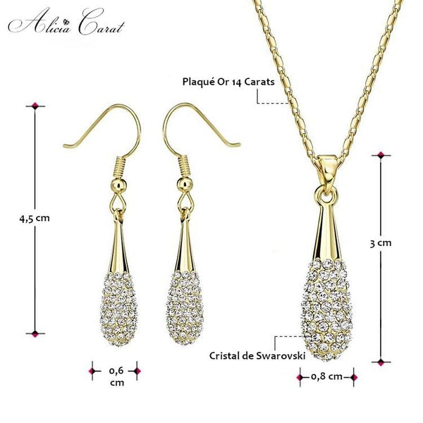Parure Bijoux Plaqué Or Pas Cher - Main Image
