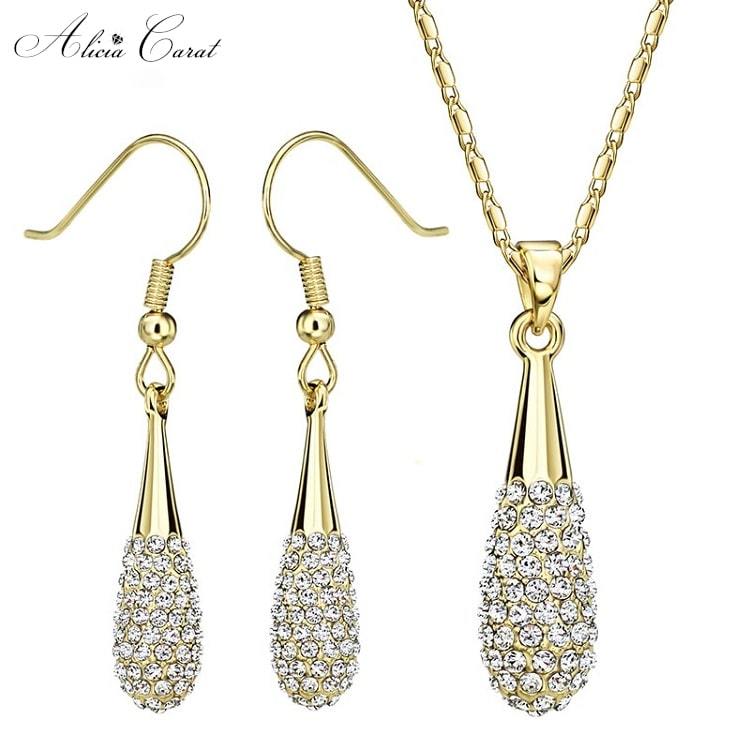 Parure Bijoux Plaqué Or Pas Cher