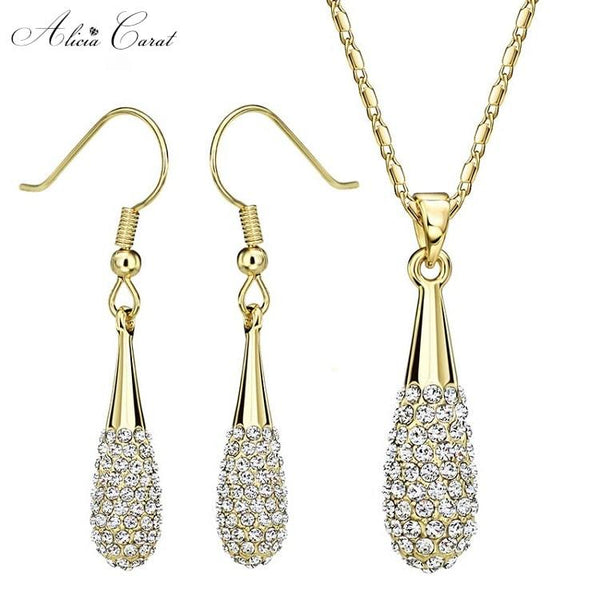 Parure Bijoux Plaqué Or Pas Cher