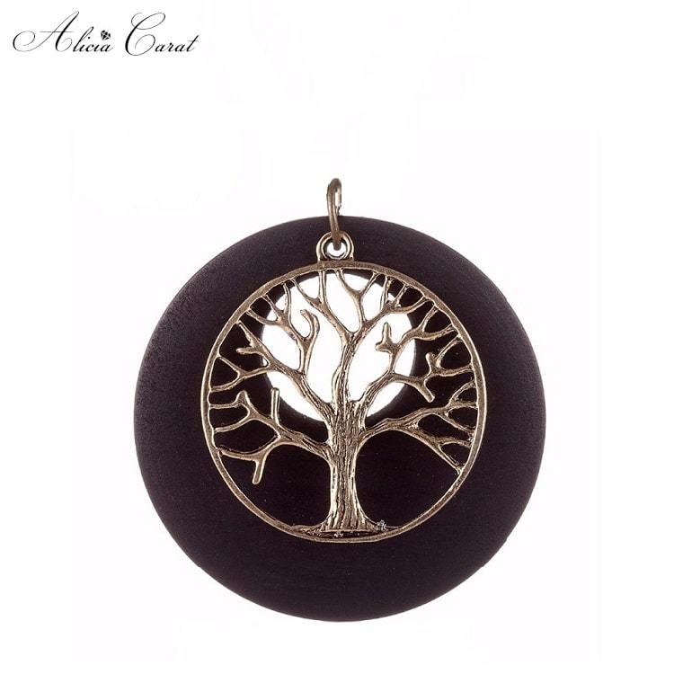 Pendentif Arbre de Vie Bois