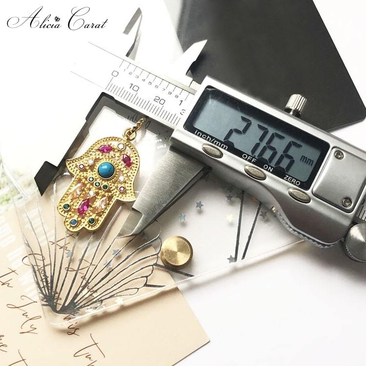 Pendentif Main de Fatma Moderne Argent