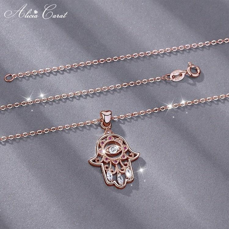 Pendentif Main de Fatma Or Alicia Carat