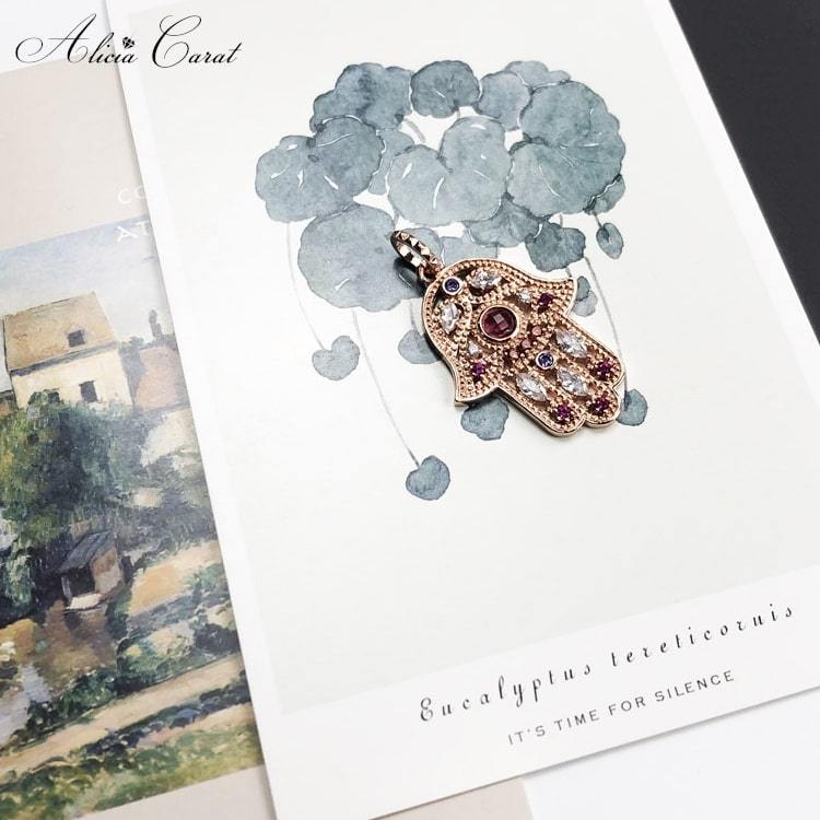 Pendentif avec Main de Fatma Alicia Carat